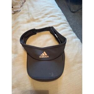 Adidas visor smoke grey with pink